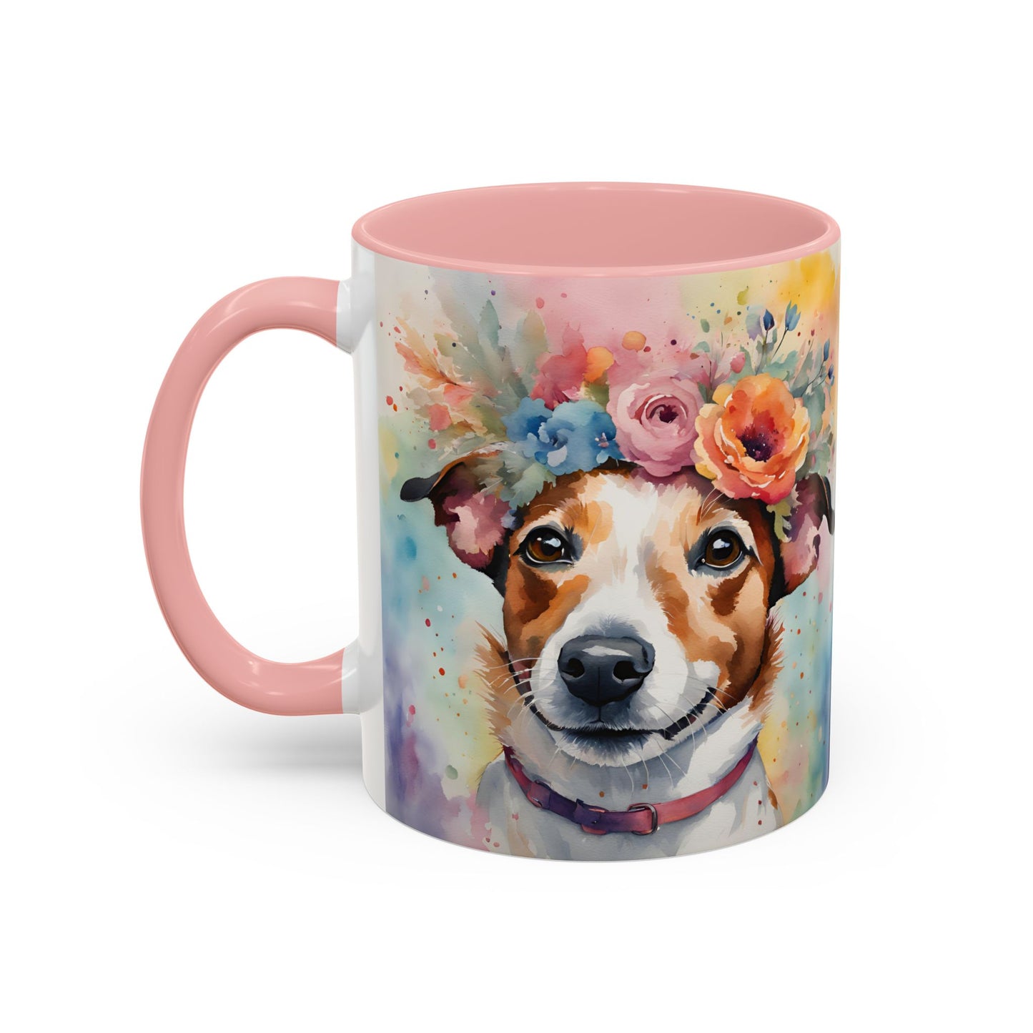 Jack Russell 04 Accent Coffee Mug - Dog Lover Gift