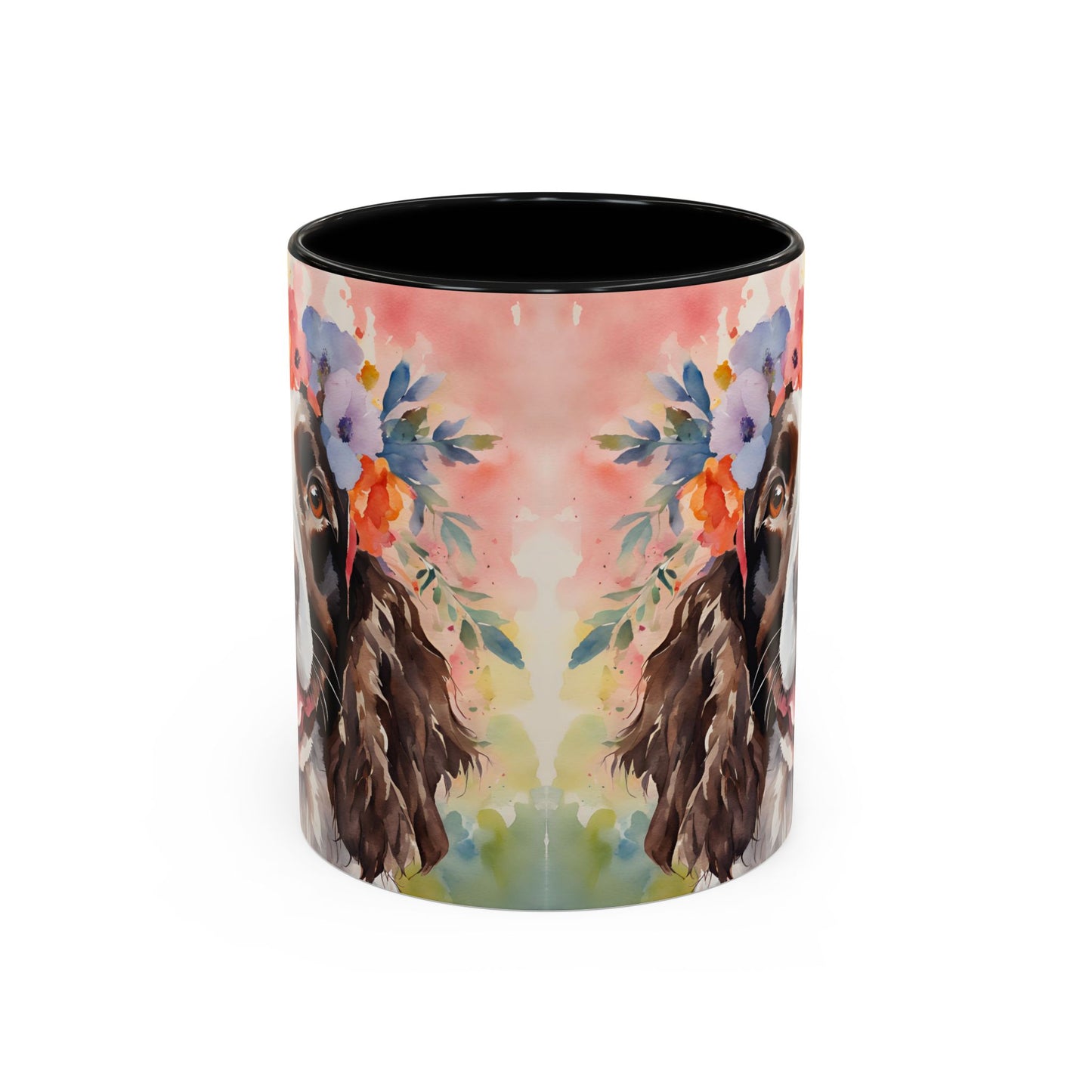 Springer Spaniel 03 Accent Coffee Mug - Dog Lover Gift
