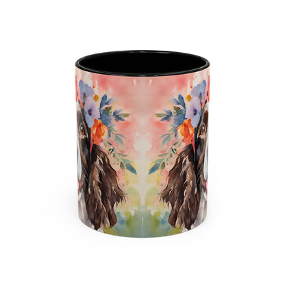 Springer Spaniel 03 Accent Coffee Mug - Dog Lover Gift
