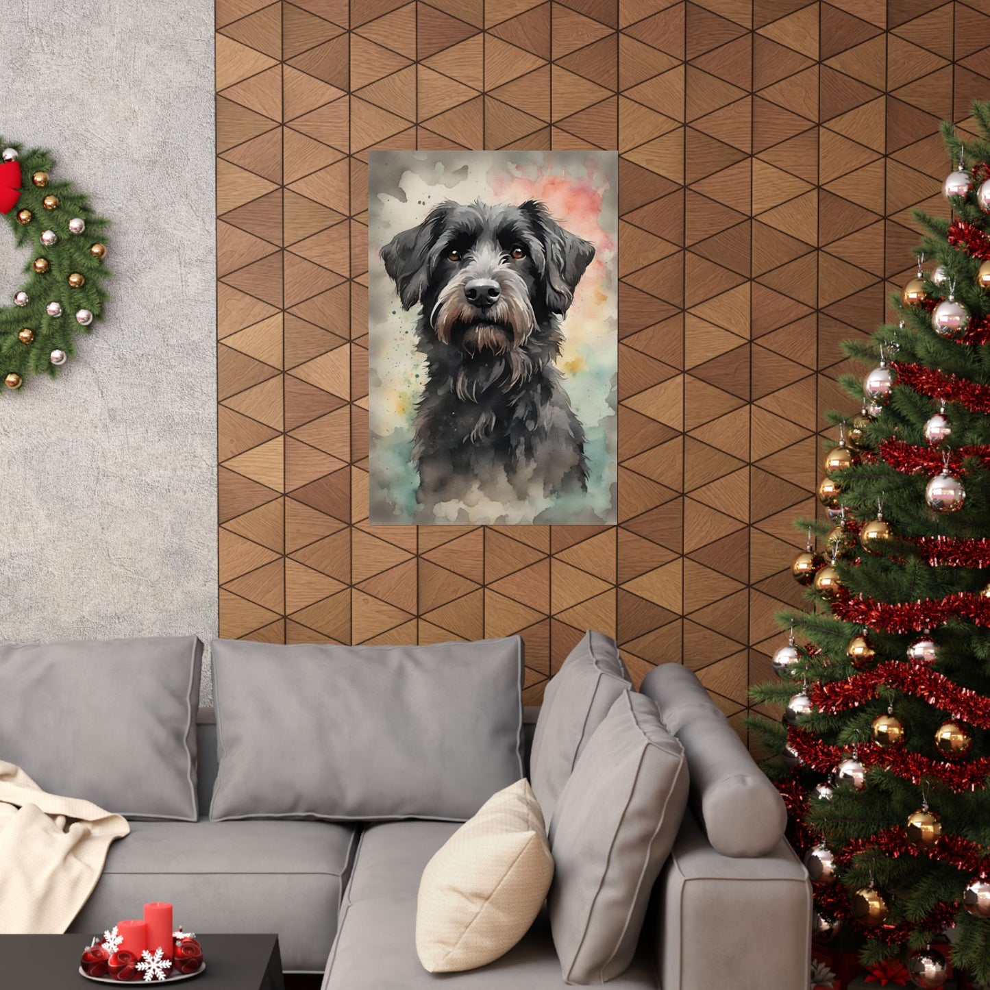 Dogs Eddy Gorgeous Scruff 02 Matte Vertical Poster