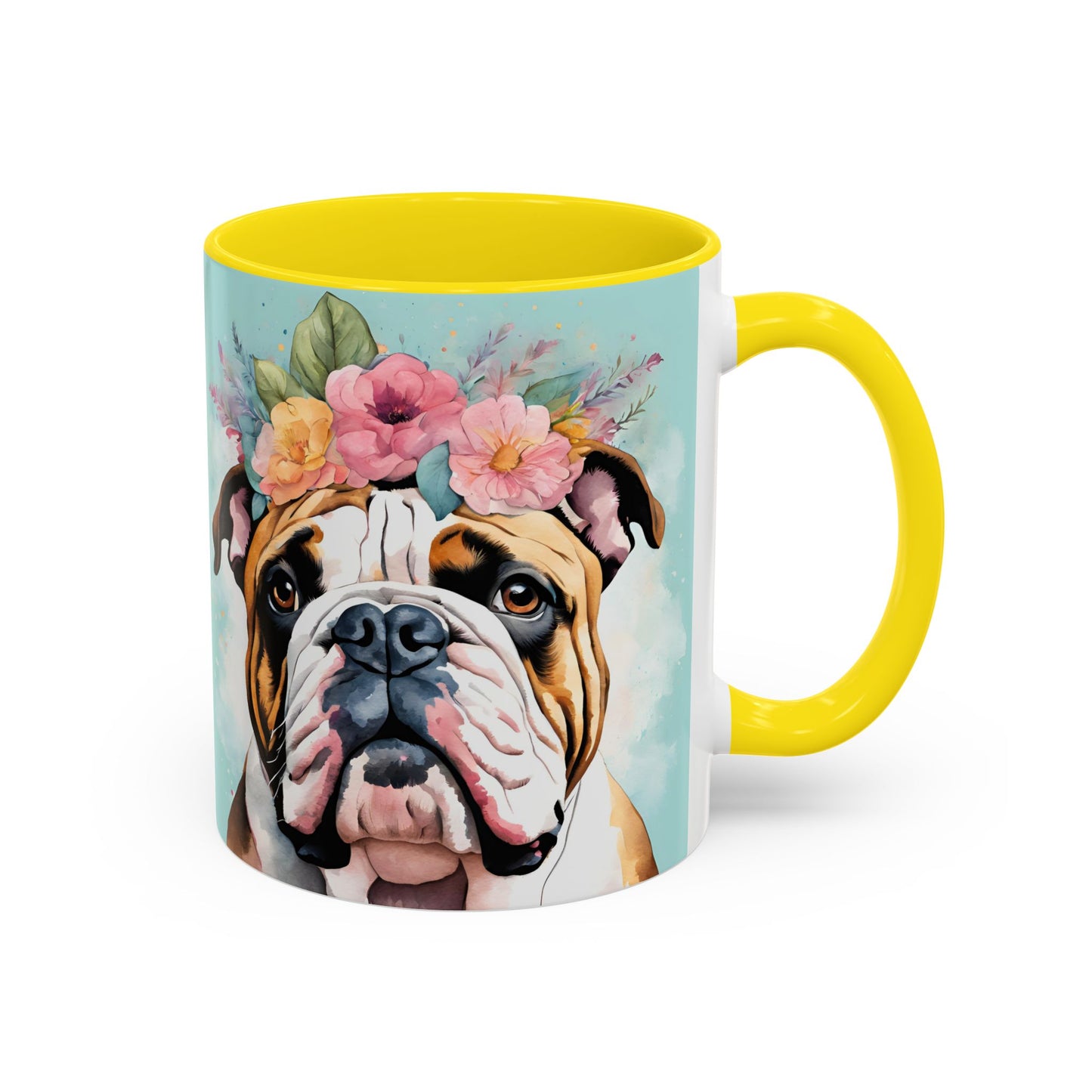 British Bulldog 02 Accent Coffee Mug - Dog Lover Gift