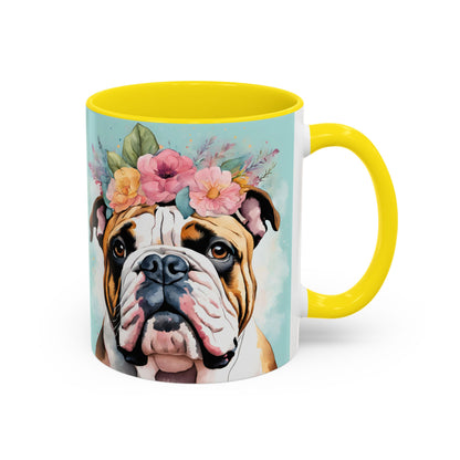 British Bulldog 02 Accent Coffee Mug - Dog Lover Gift