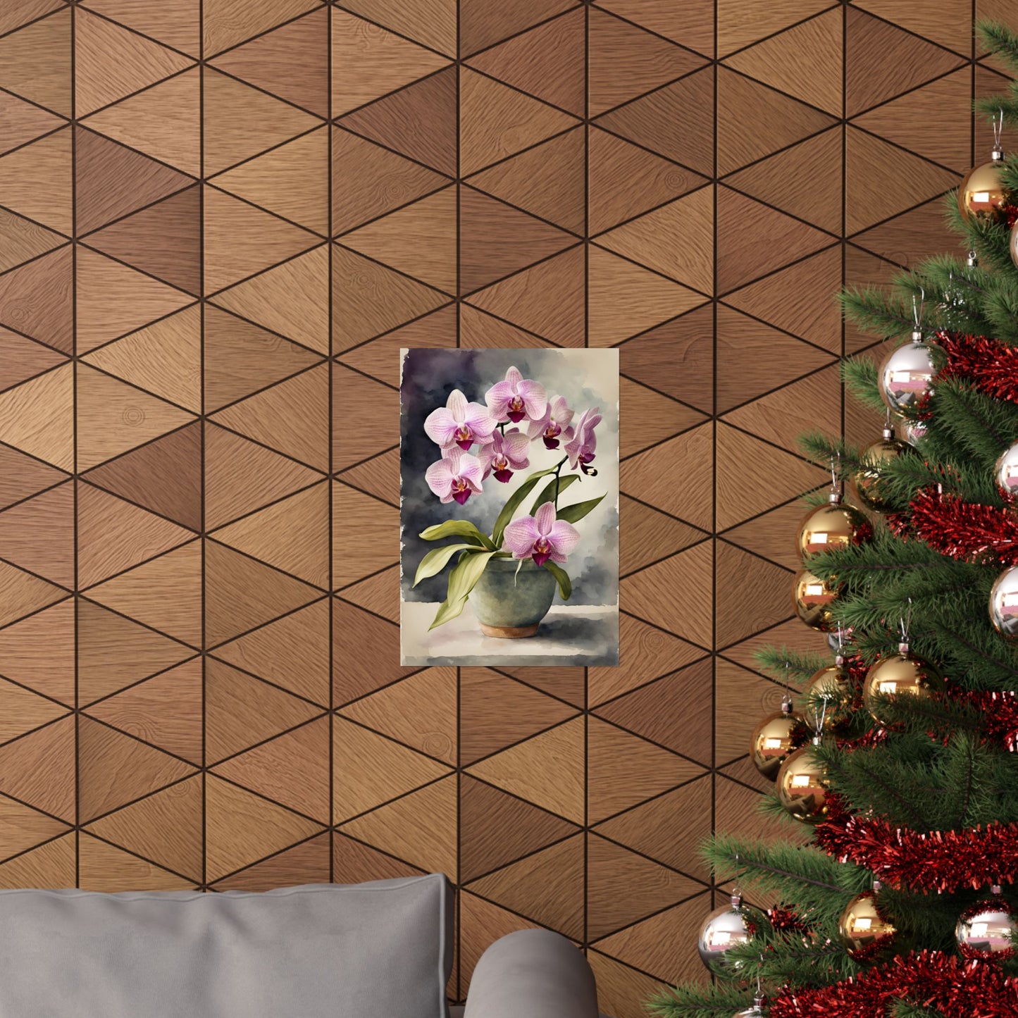 Orchids 08 Matte Vertical Poster
