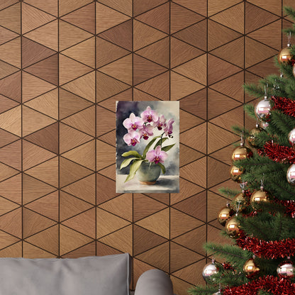 Orchids 08 Matte Vertical Poster