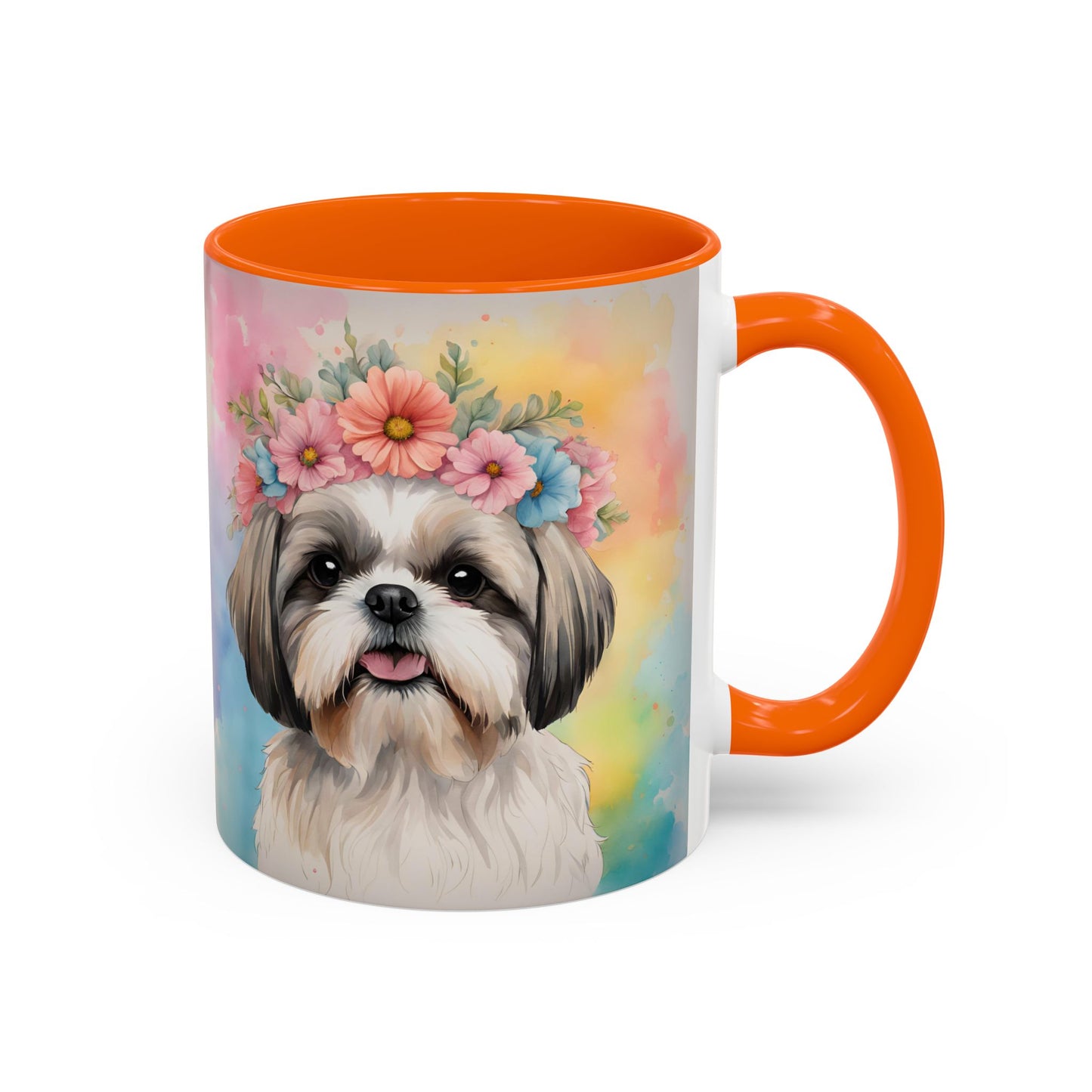 Shih Tzu 03 Accent Coffee Mug - Dog Lover Gift