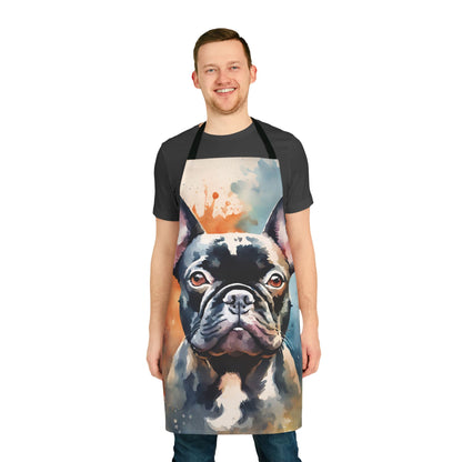 Little Frenchie Adult Apron (AOP)