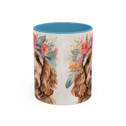 Cocker Spaniel 01 Accent Coffee Mug - Dog Lover Gift
