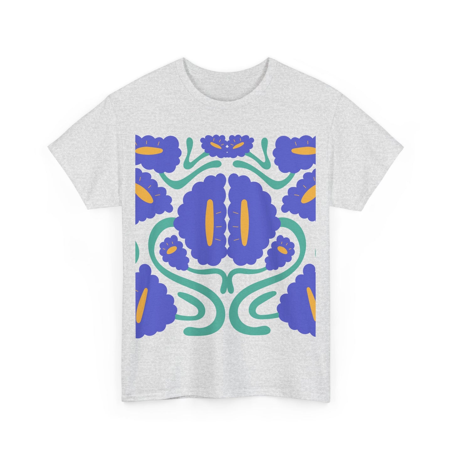 More Abstract Flowers 3 Unisex Heavy Cotton Tee