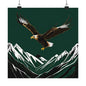 Lone Collection Eagle 6 Matte Square Posters