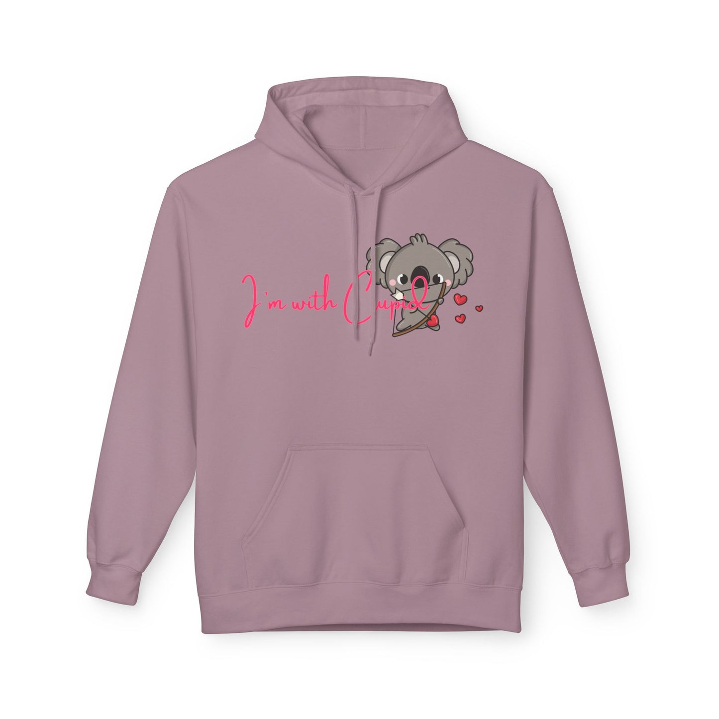 I’m With Cupid Unisex Valentines Hoodie