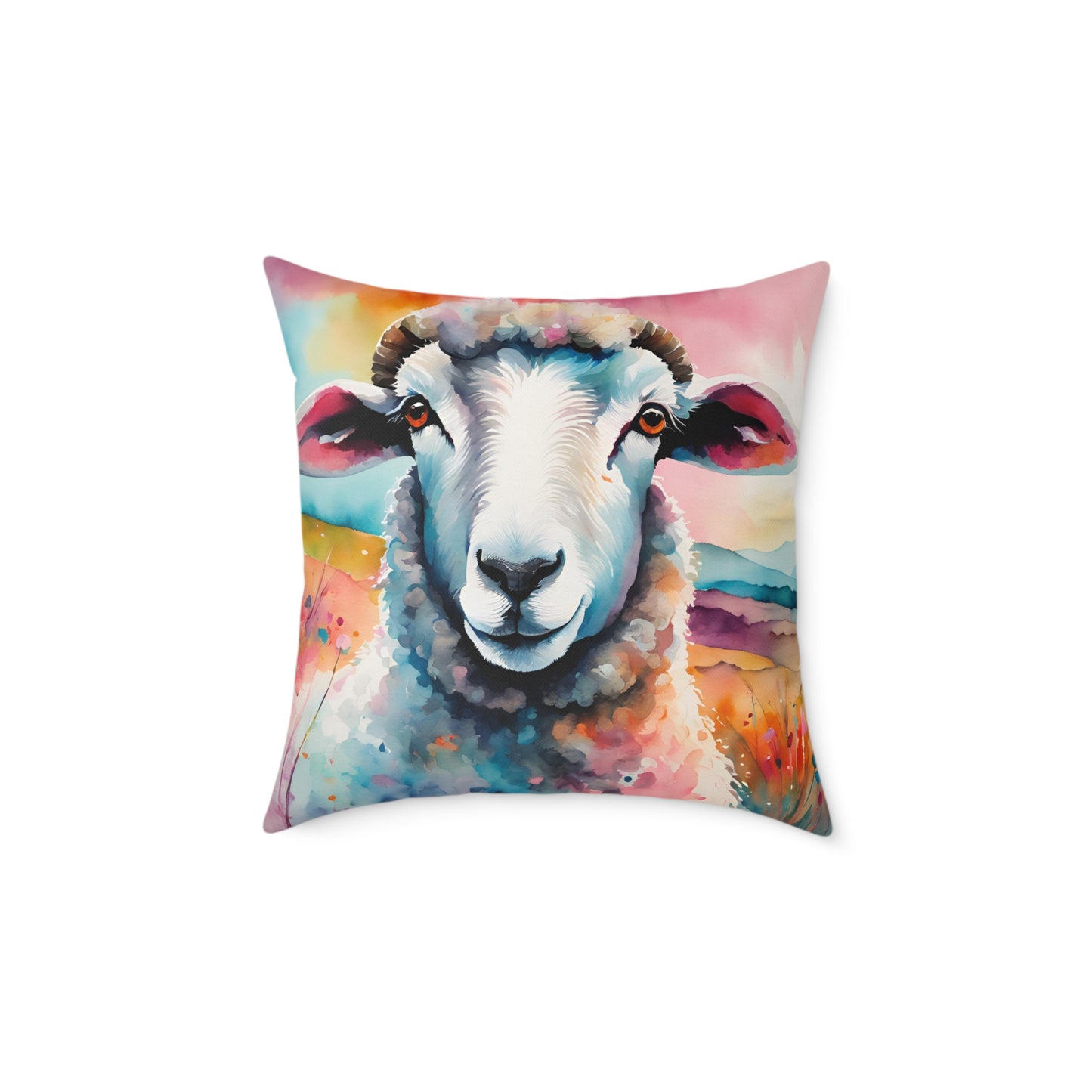 Sheep 01 Poly Pillow - Natures Beauty Design