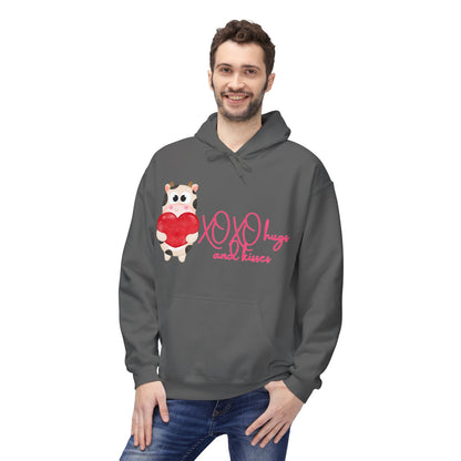XOXO Hugs And Kisses Unisex Valentines Hoodie