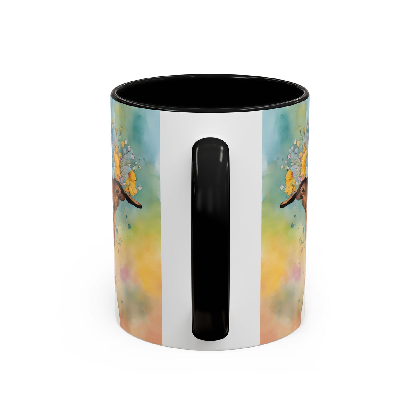 Jack Russell 03 Accent Coffee Mug - Dog Lover Gift