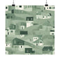 On The Hillside Green 6 Matte Square Posters