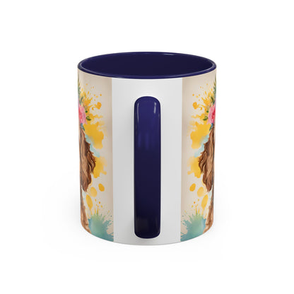 Cockapoo 04 Accent Coffee Mug - Dog Lover Gift