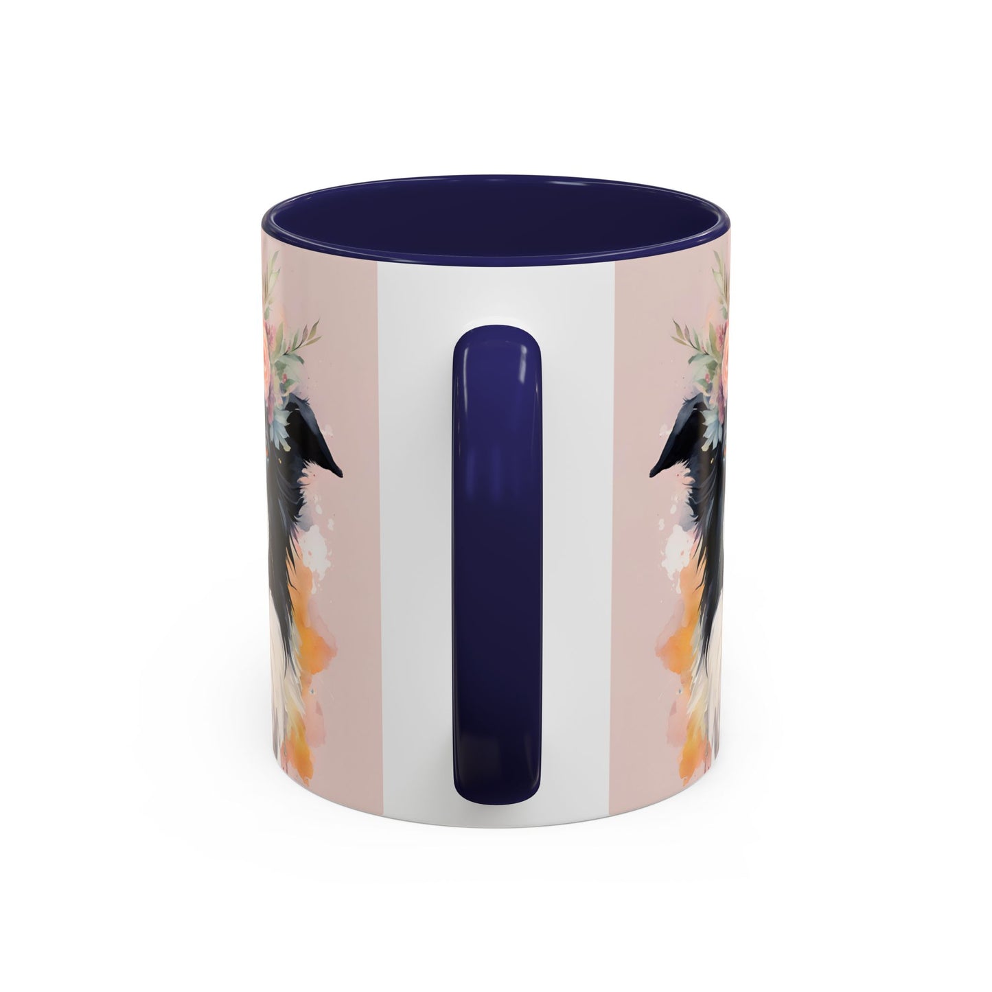 Border Collie 02 Accent Coffee Mug - Dog Lover Gift