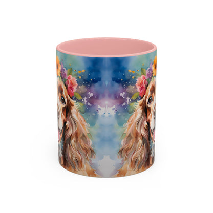 Cocker Spaniel 01 Accent Coffee Mug - Dog Lover Gift