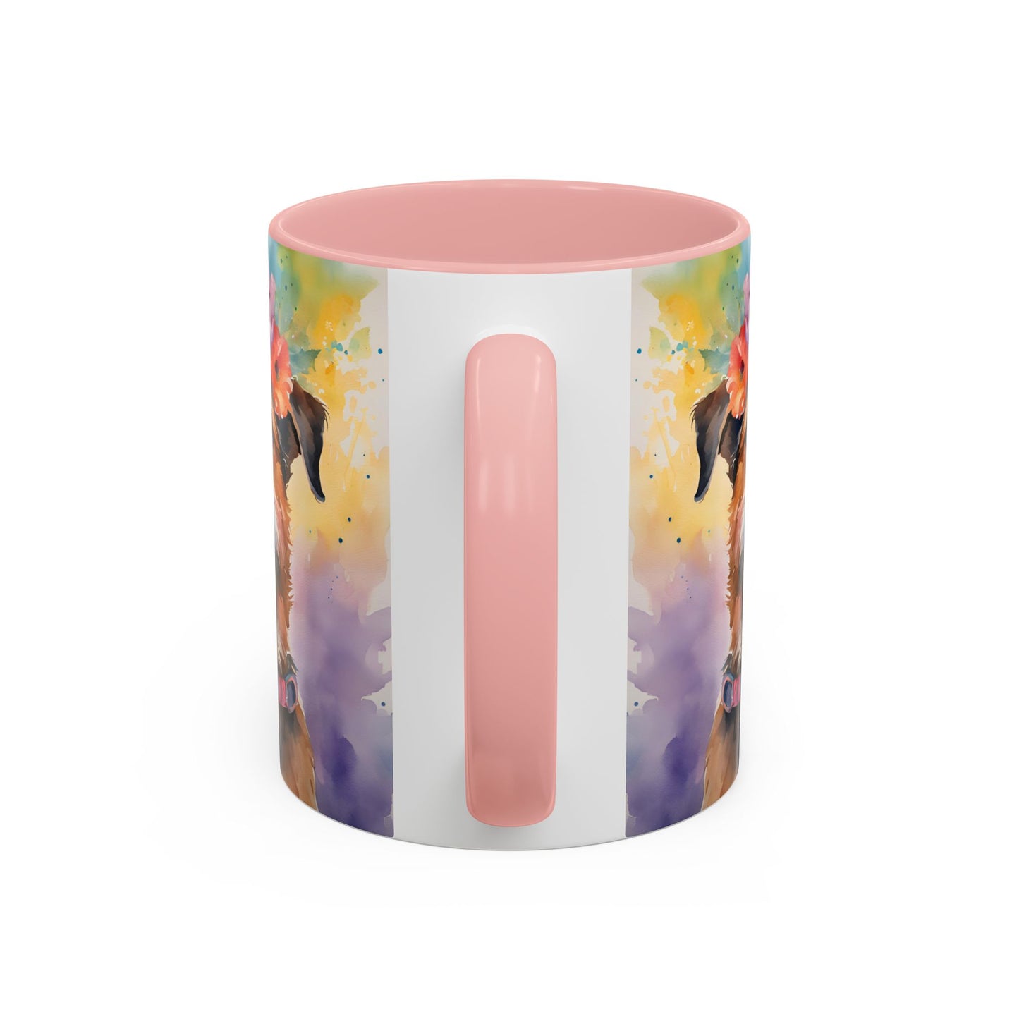 Border Terrier 04 Accent Coffee Mug - Dog Lover Gift