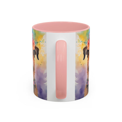 Border Terrier 04 Accent Coffee Mug - Dog Lover Gift