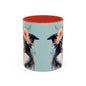 Border Collie 02 Accent Coffee Mug - Dog Lover Gift