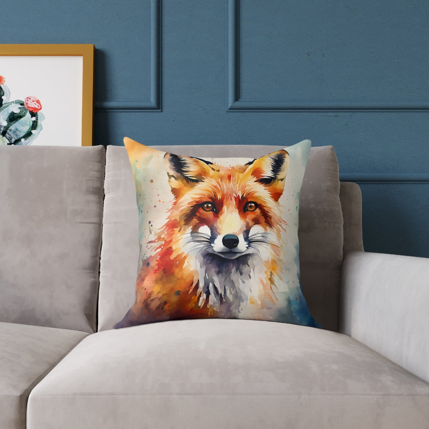 Fox 01 Poly Pillow - Natures Beauty Design