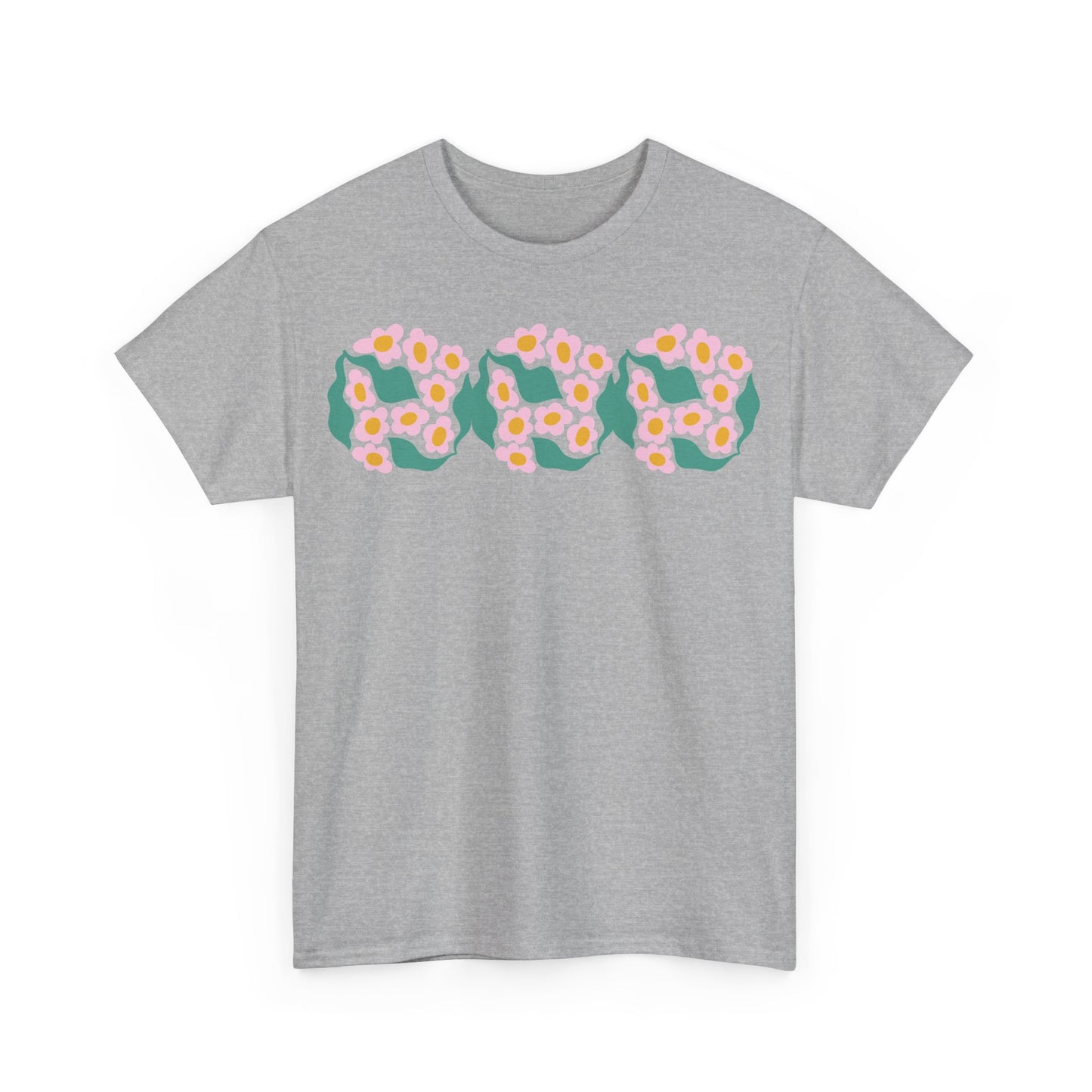 More Abstract Flowers 16 Unisex Heavy Cotton Tee