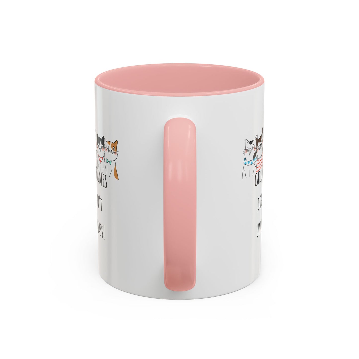 Cats V Dogs Accent Coffee Mug (11oz)