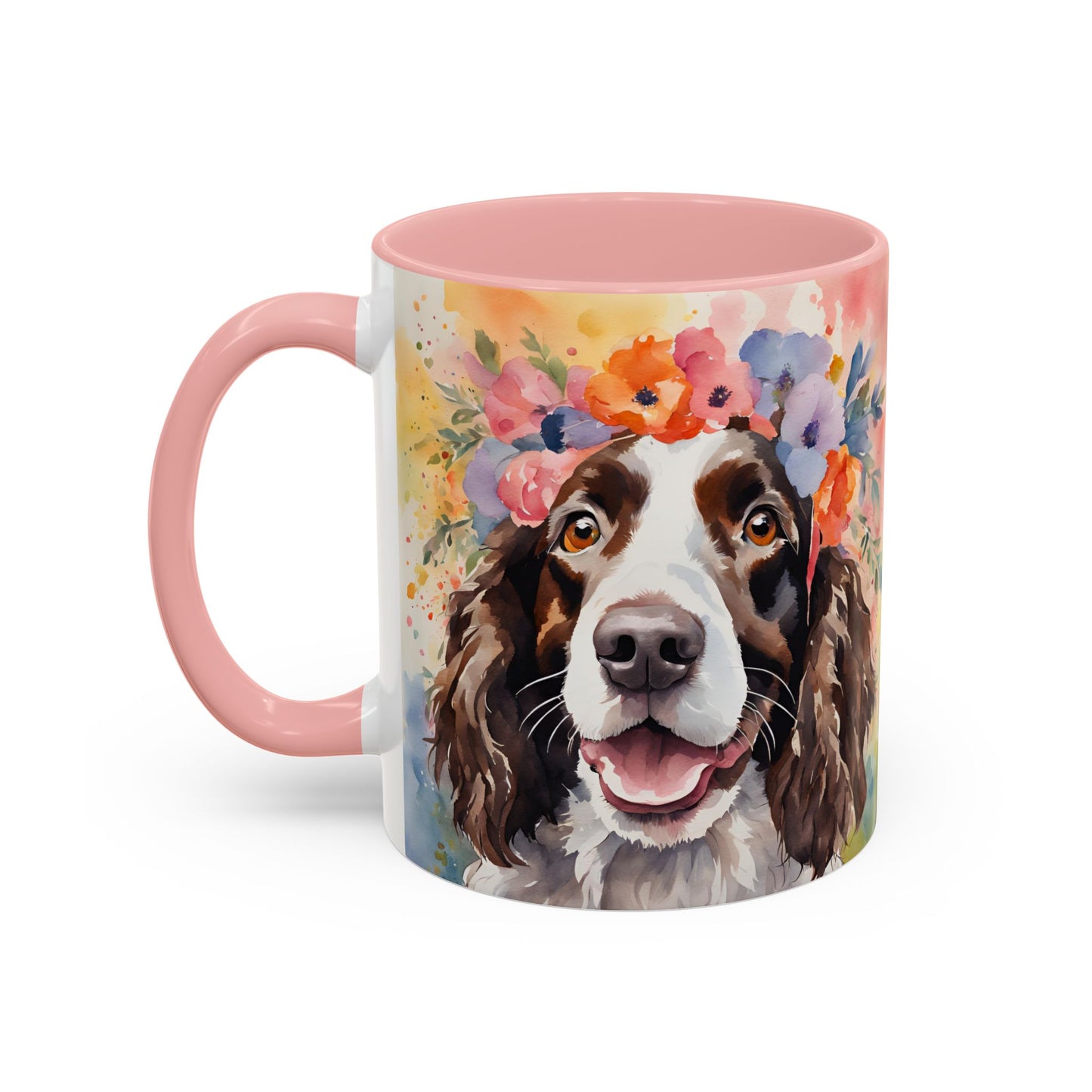 Springer Spaniel 03 Accent Coffee Mug - Dog Lover Gift