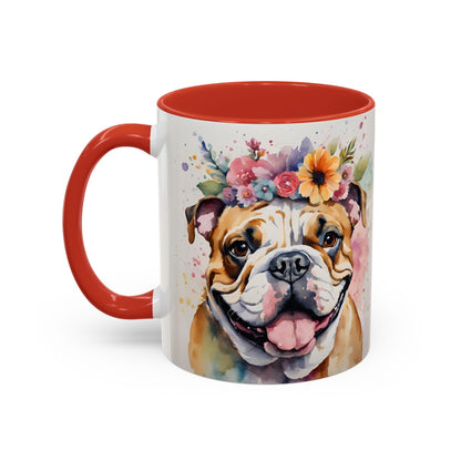 British Bulldog 03 Accent Coffee Mug - Dog Lover Gift
