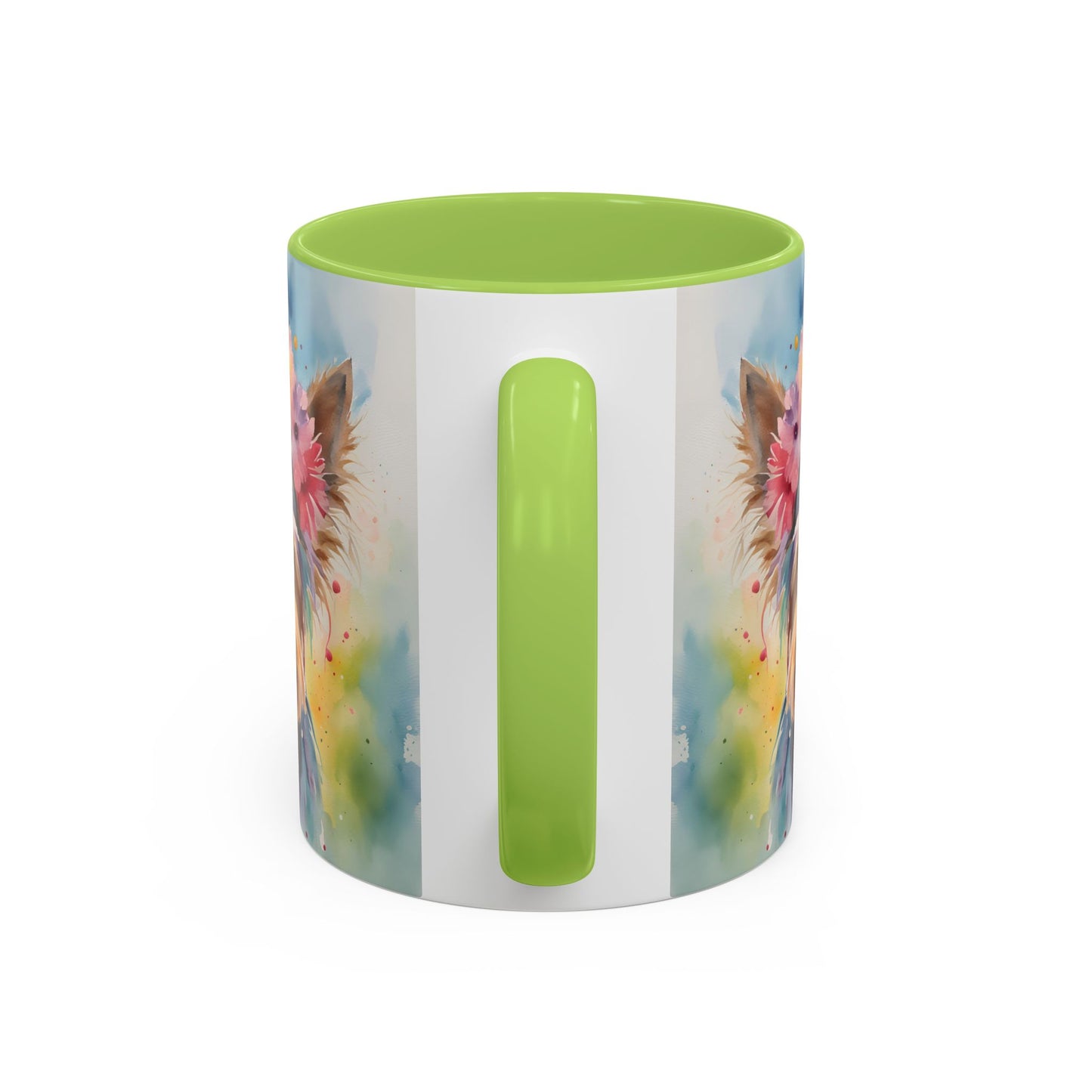 Yorkshire Terrier 03 Accent Coffee Mug - Dog Lover Gift