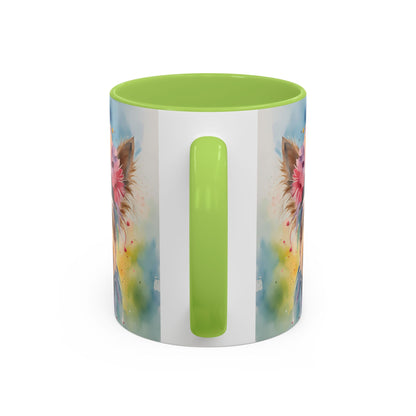 Yorkshire Terrier 03 Accent Coffee Mug - Dog Lover Gift
