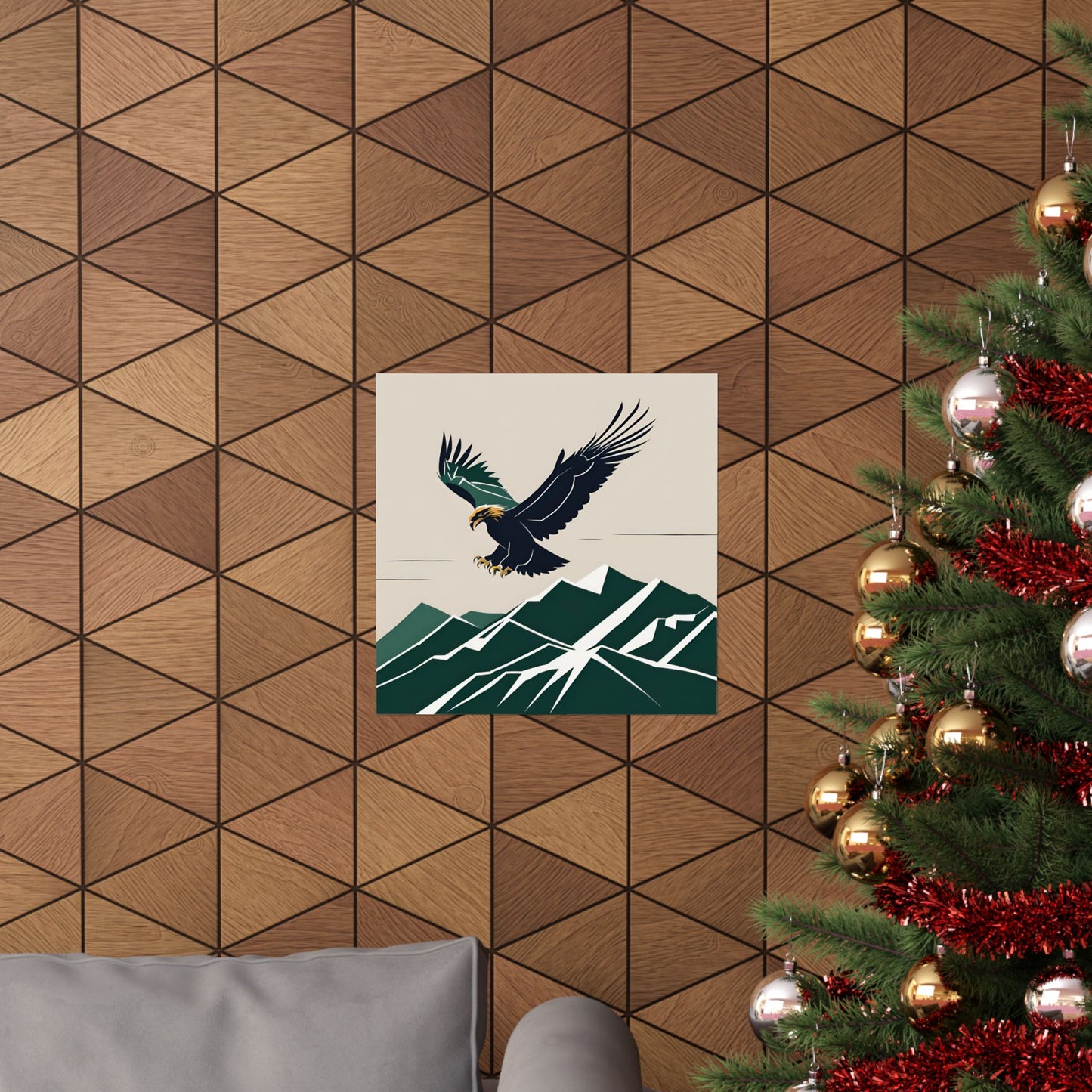 Lone Collection Eagle 8 Matte Square Posters