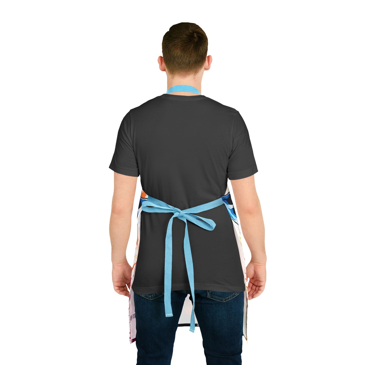 Multicolored Giraffe Adult Apron (AOP)
