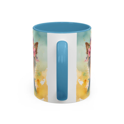 Yorkshire Terrier 01 Accent Coffee Mug - Dog Lover Gift