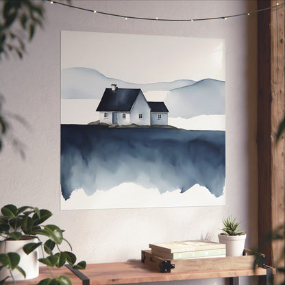 Blue Collection 7 Matte Print