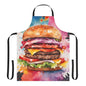 Burger 02 BBQ Themed Apron 5-Color Straps