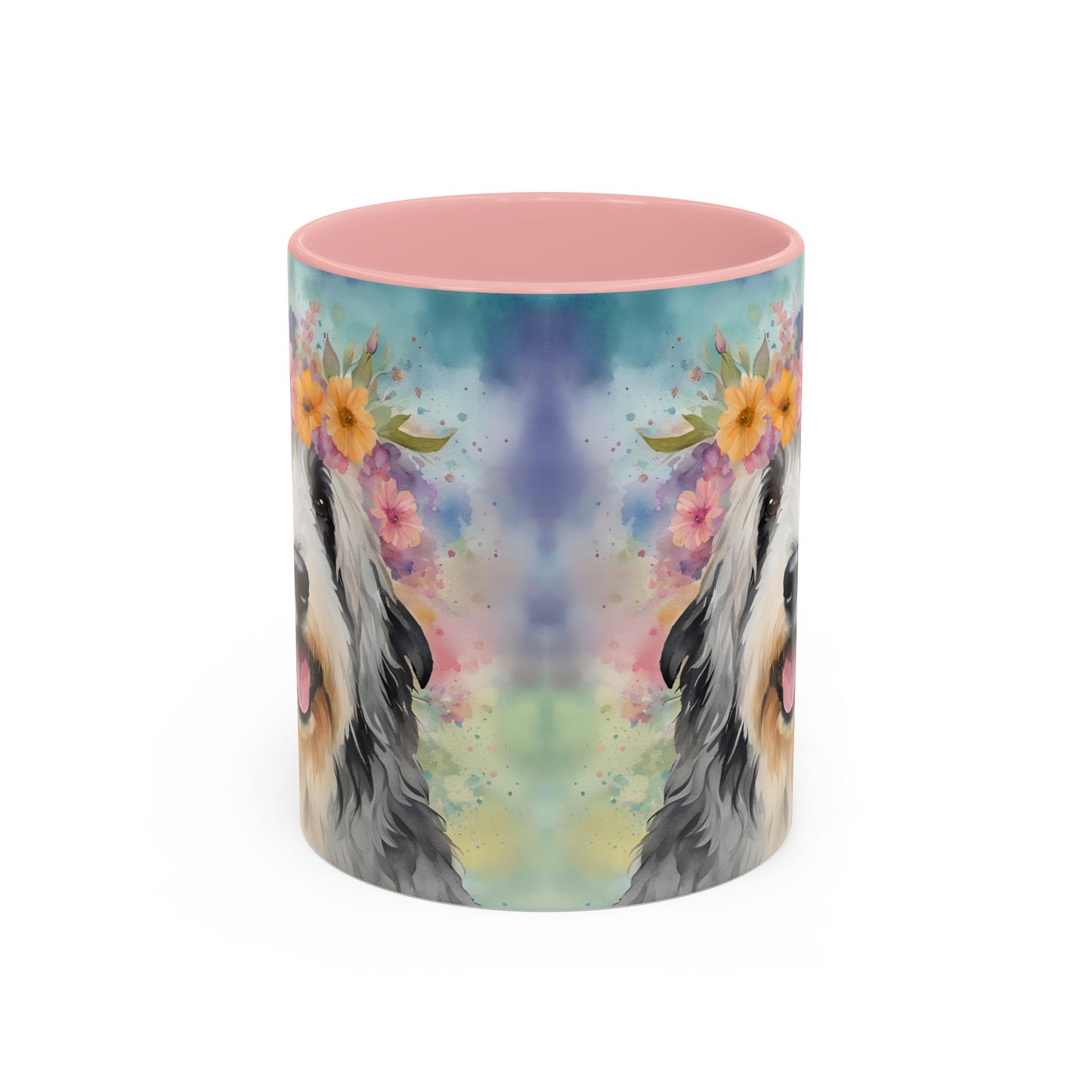 Bearded Collie 02 Accent Coffee Mug - Dog Lover Gift