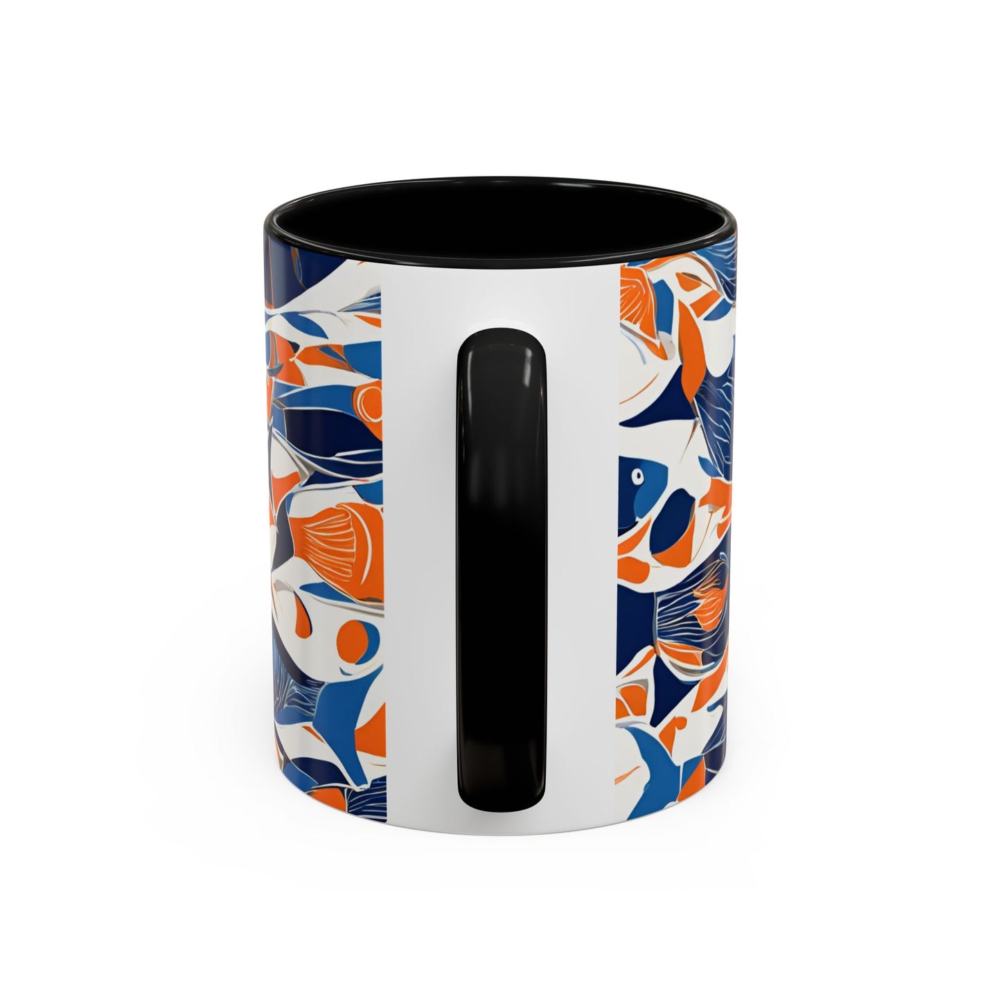 Orange Fish 06 Accent Coffee Mug (11oz)