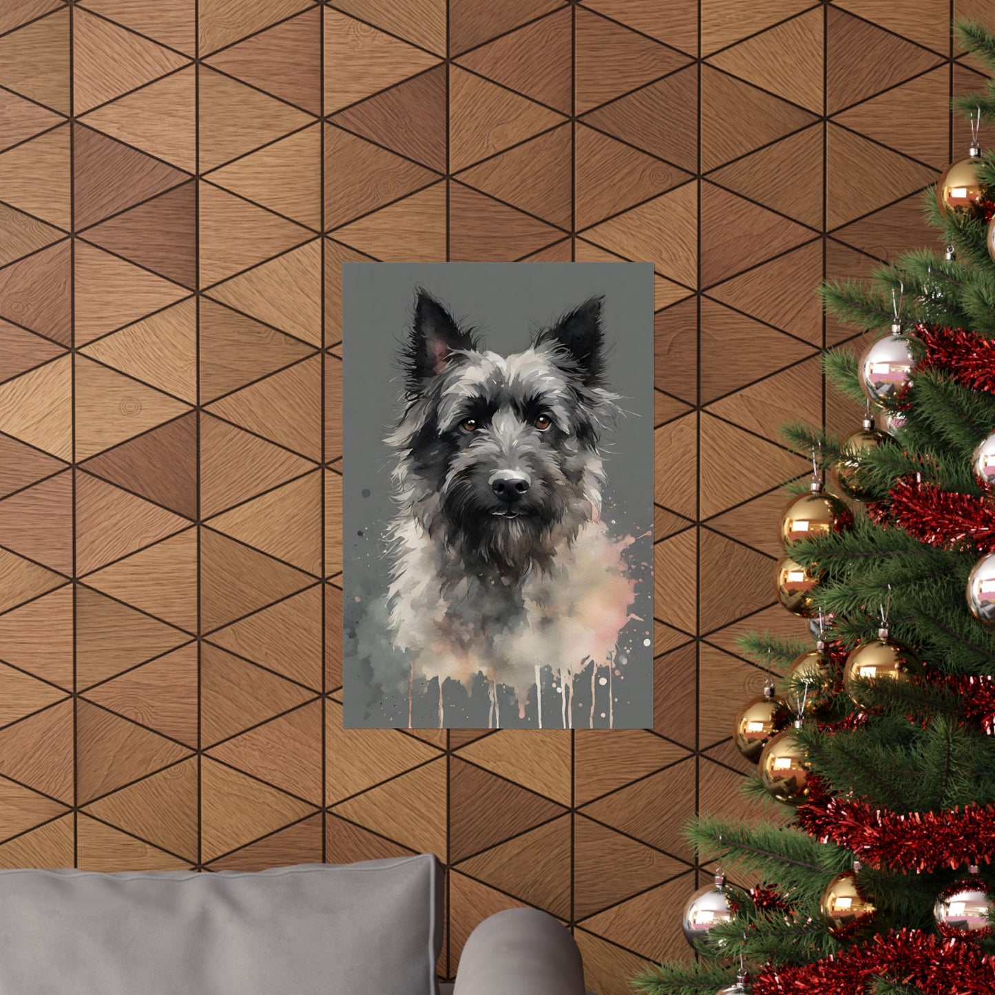 Dogs Gorgeous Scruff 01 Matte Vertical Poster