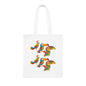 Funky birds 10 Cotton Tote