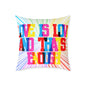 Love Is Love And That’s Enough Poly Pillow