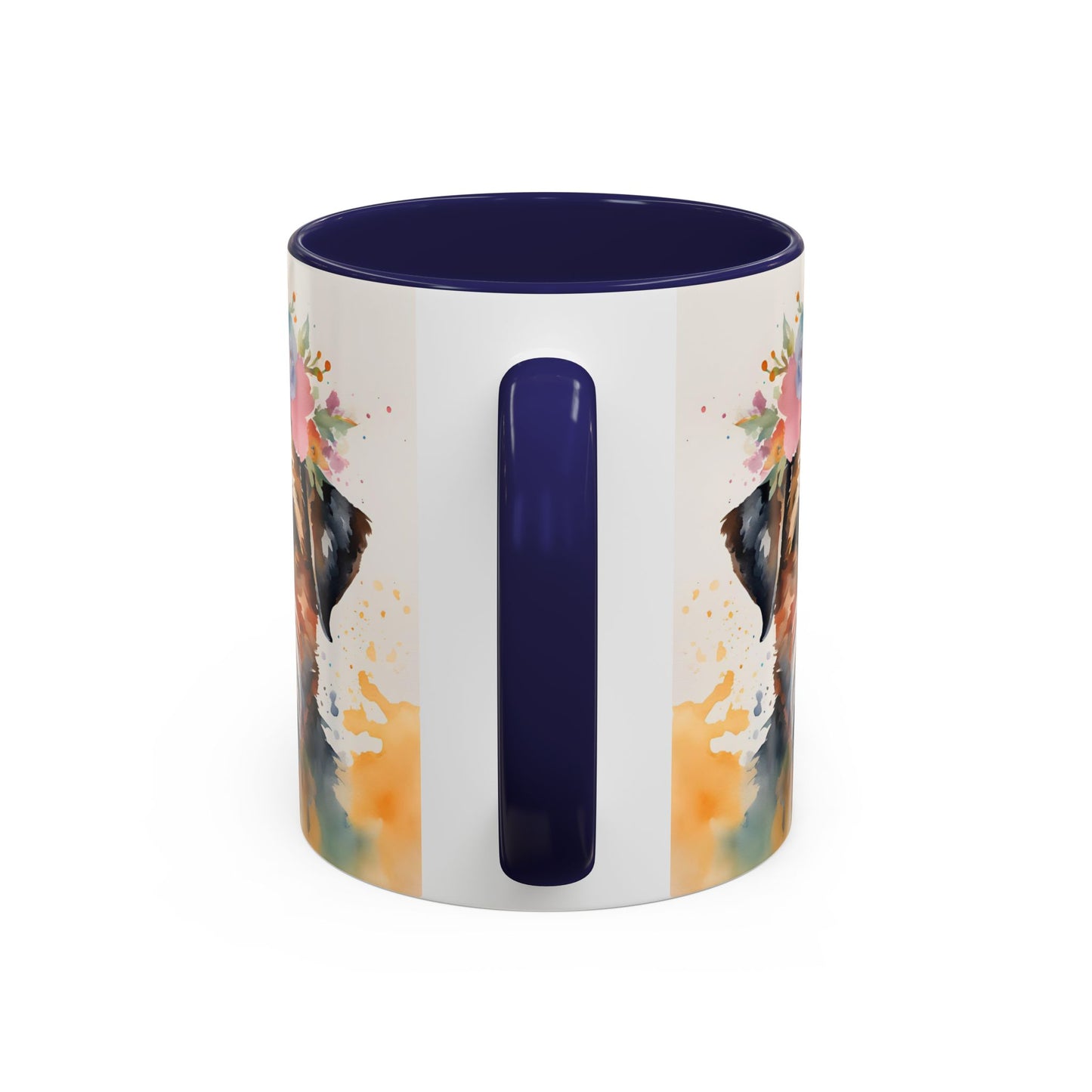 Border Terrier 03 Accent Coffee Mug - Dog Lover Gift