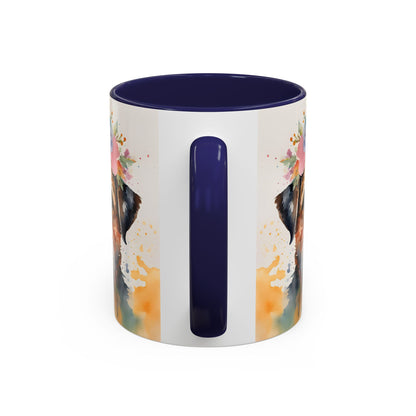 Border Terrier 03 Accent Coffee Mug - Dog Lover Gift