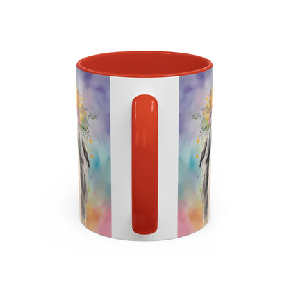 Bearded Collie 03 Accent Coffee Mug - Dog Lover Gift