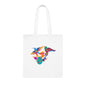 Funky birds 04 Cotton Tote