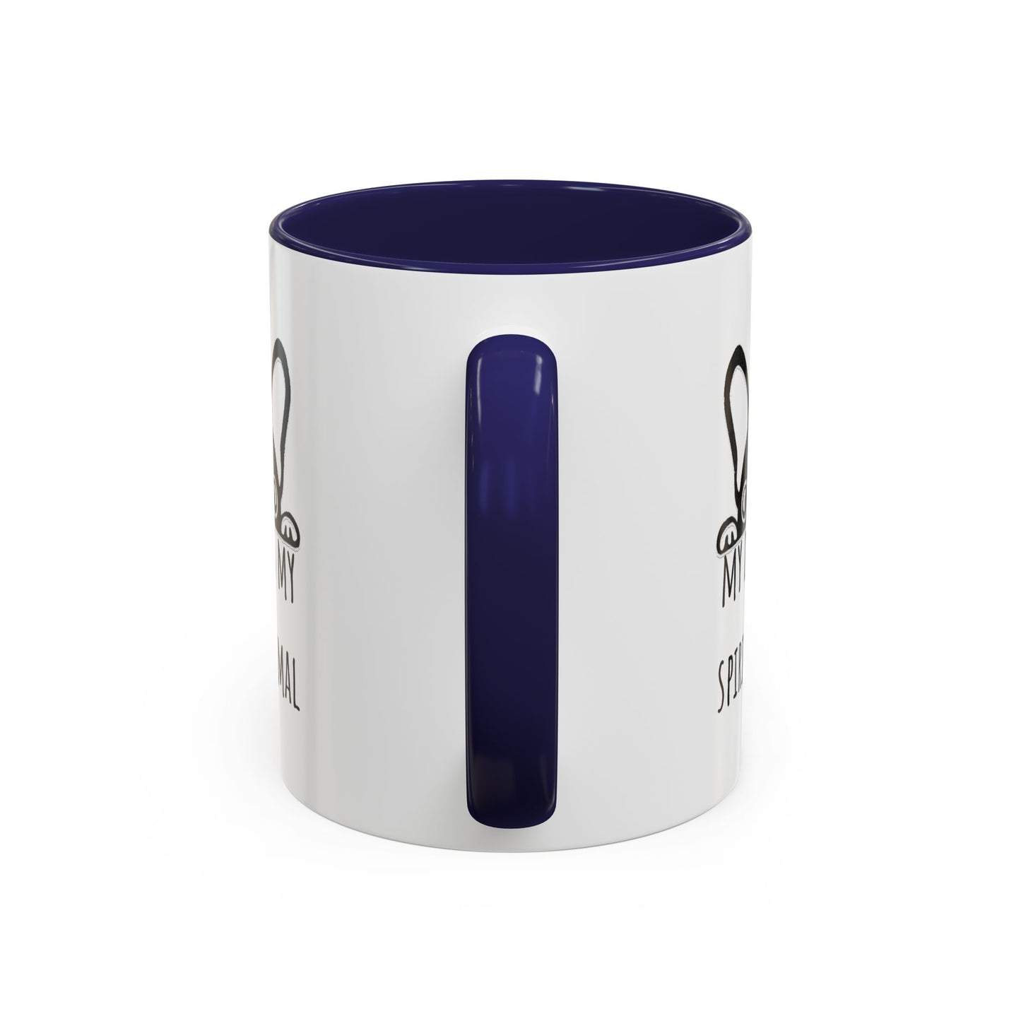 My Dog Is My Spirit Animal Accent Coffee Mug (11oz)