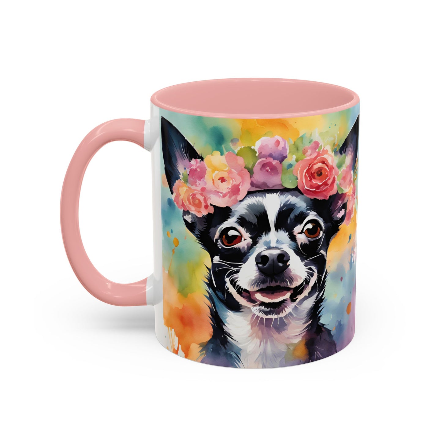 Chihuahua 03 Accent Coffee Mug - Dog Lover Gift