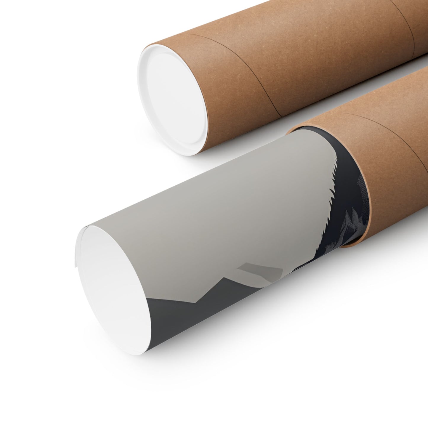 Lone Collection Wolf 4 Matte Square Posters