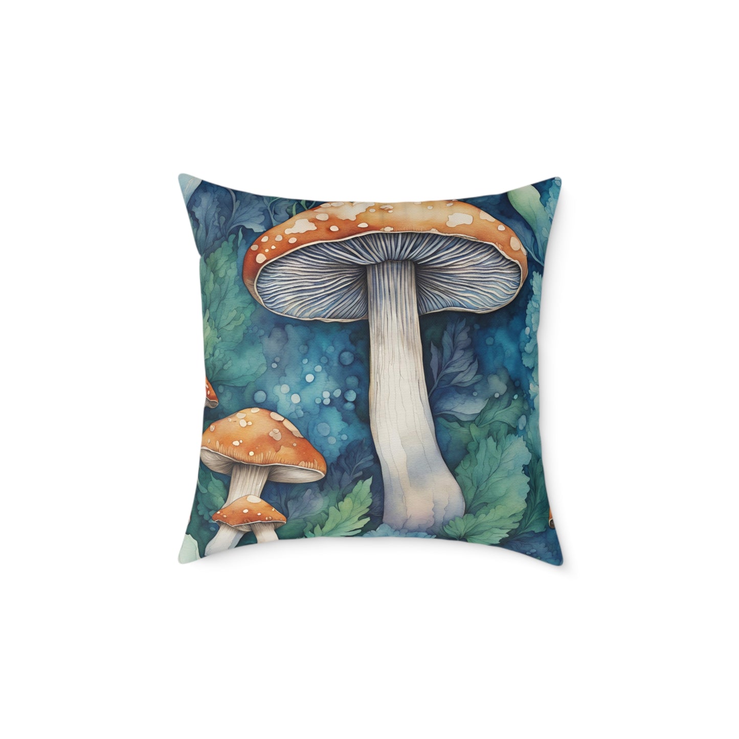 Toadstool 03 Poly Pillow - Natures Beauty Design