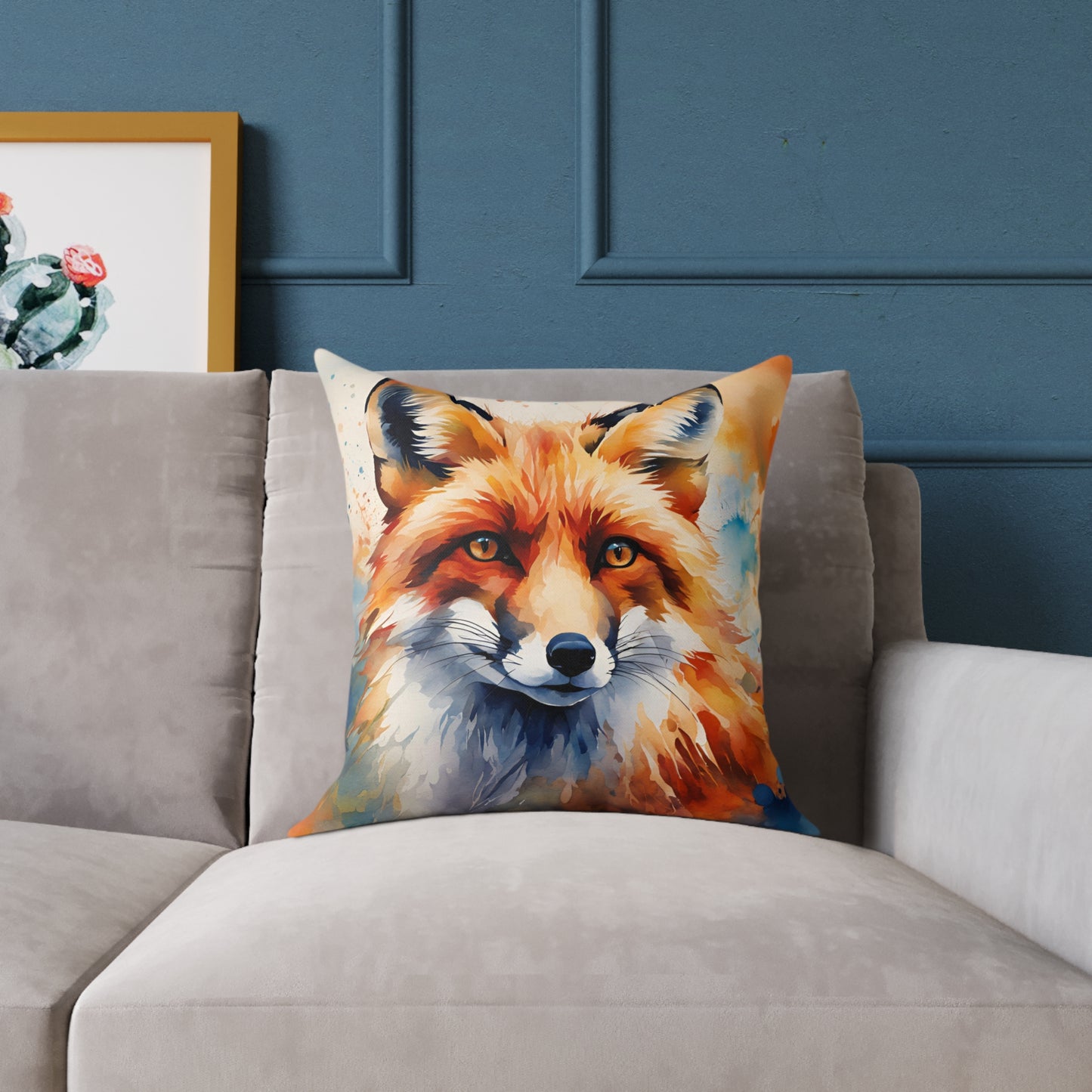 Fox 02 Poly Pillow - Natures Beauty Design